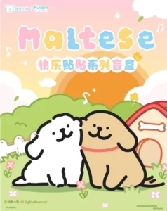 線條小狗 Maltese 快樂貼貼系列 盲盒-01